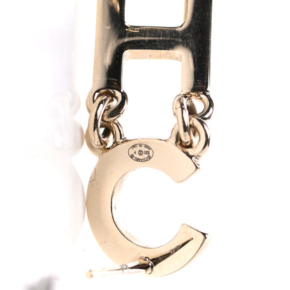 Chanel Crystal Pearl Chanel Bright Young Things Earrings Gold Ruthenium 4 of 4