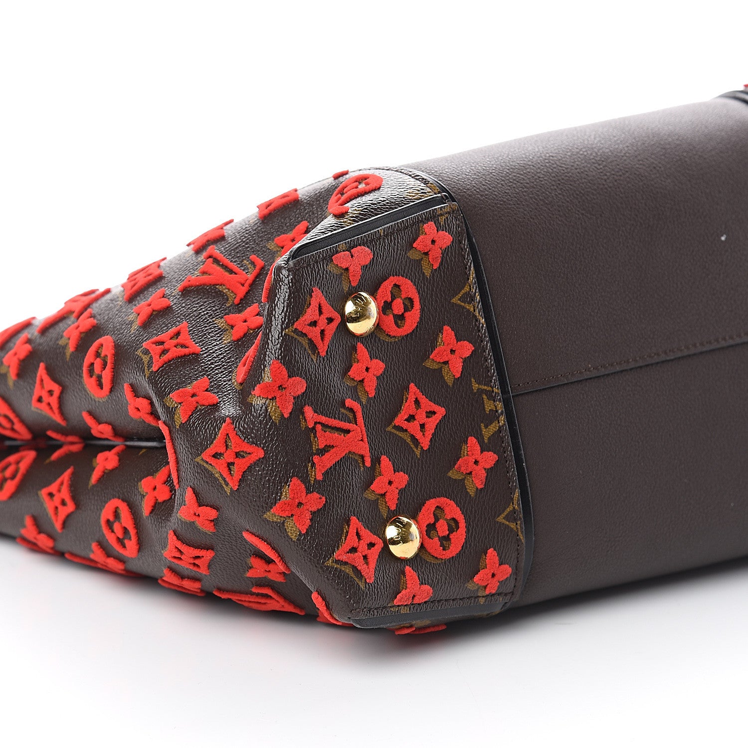 Louis Vuitton Veau Cachemire Tote W PM Chocolate 9 of 10