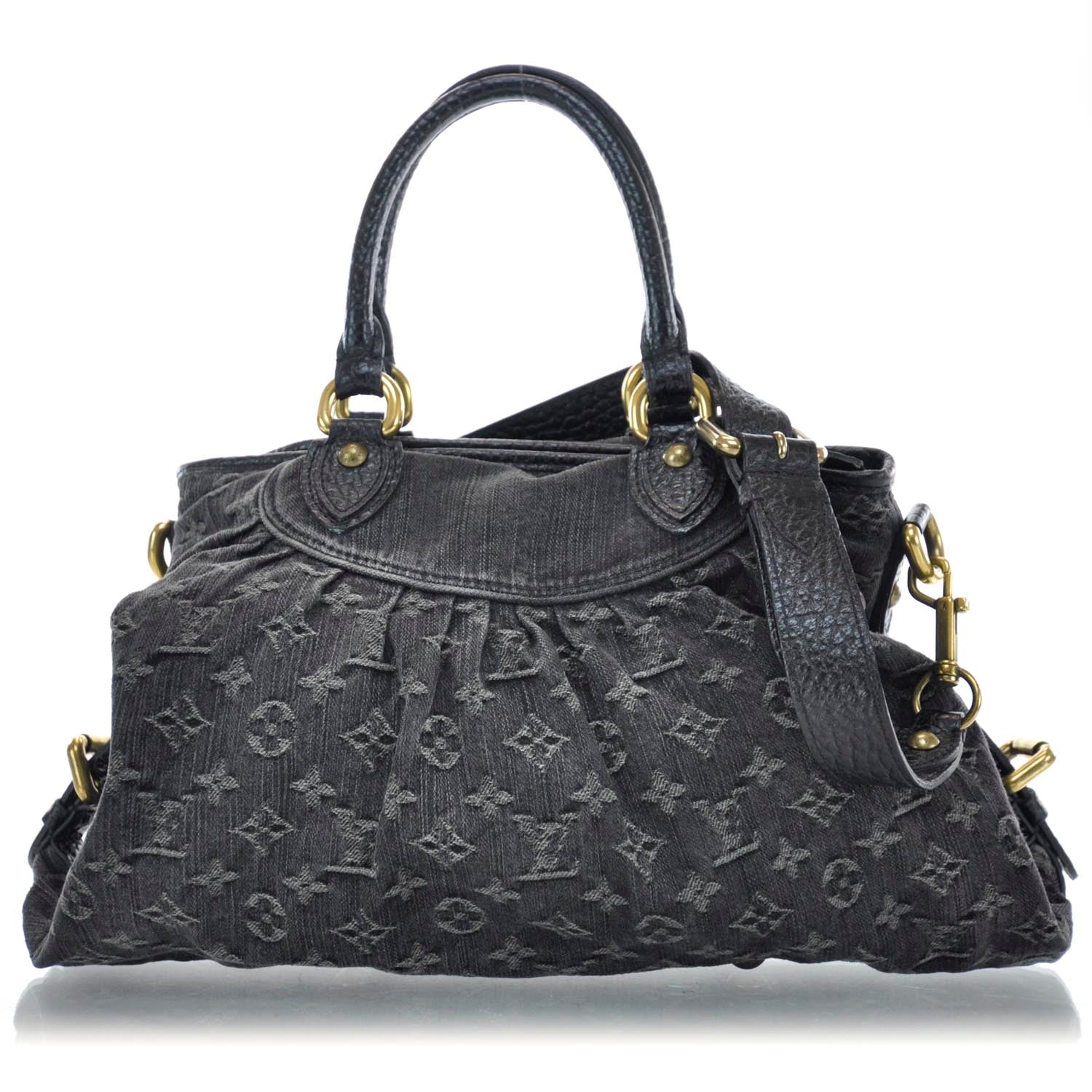 Louis Vuitton Denim Neo Cabby MM Black 1 of 9