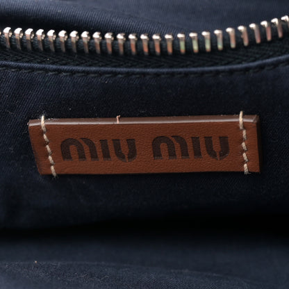 Miu Miu Cotton Crochet Stripe Vertical Tote Bag Multicolor 6 of 10