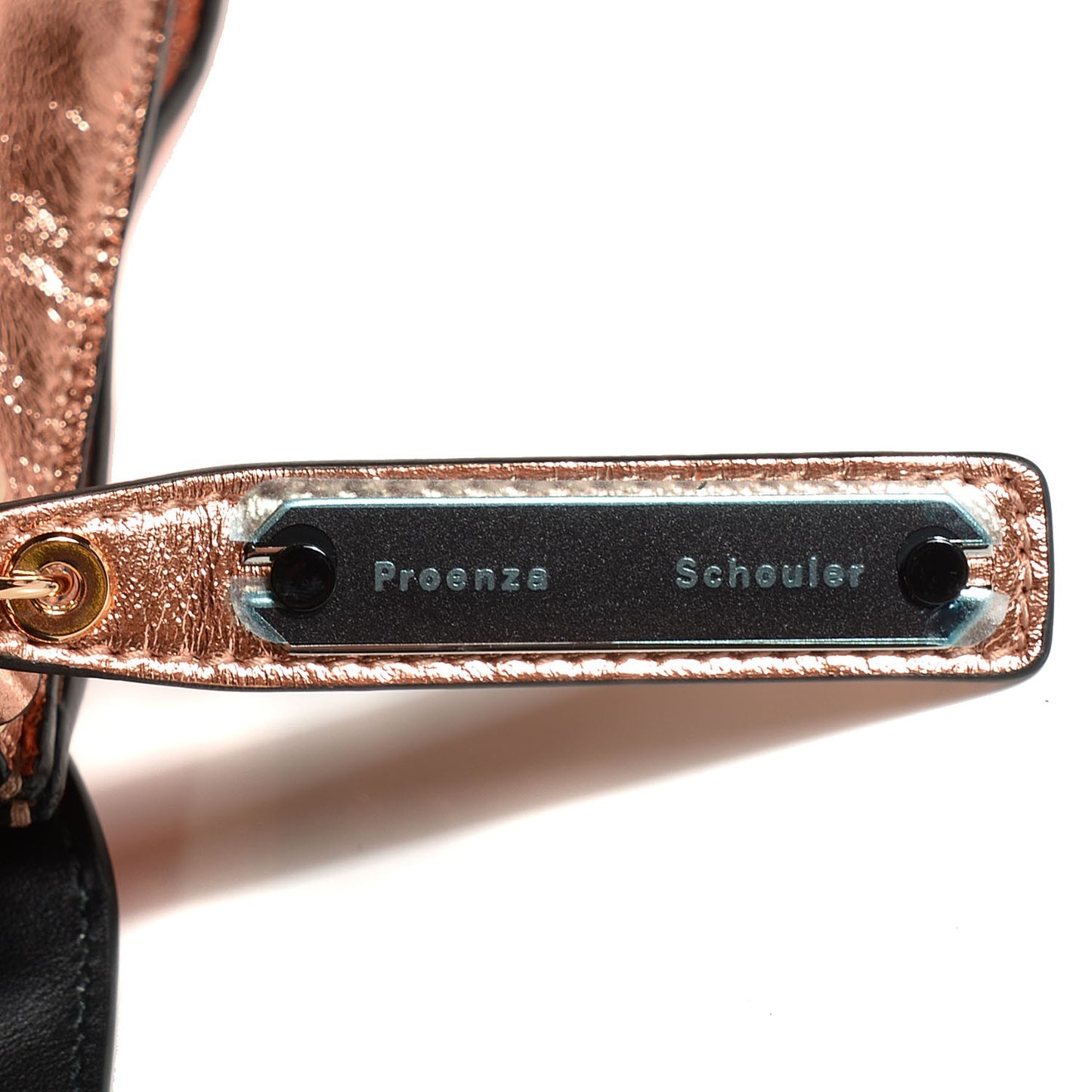 Metallic Lambskin PS1 Medium Satchel Copper