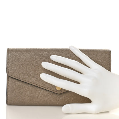 Louis Vuitton Empreinte Sarah Wallet NM Tourterelle 2 of 9