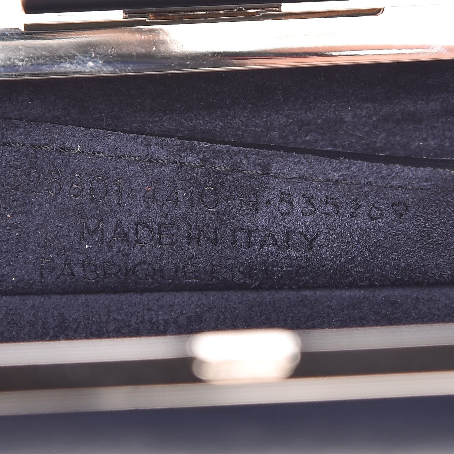 Balenciaga Calfskin Minaudiere Trapeze Clutch Bleu Persan 7 of 9