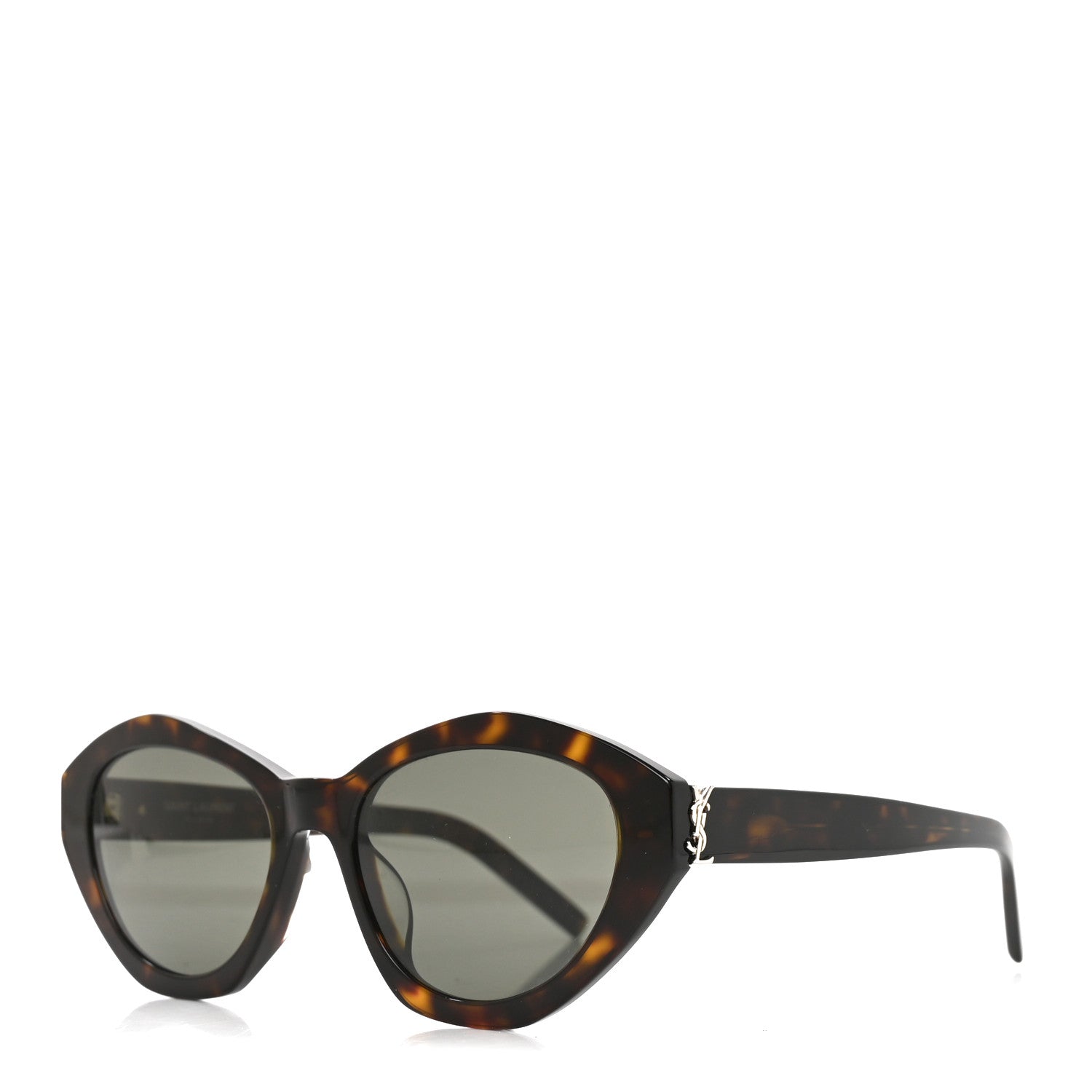 Saint Laurent Acetate Cat Eye SL M60 Sunglasses Havana 1 of 7