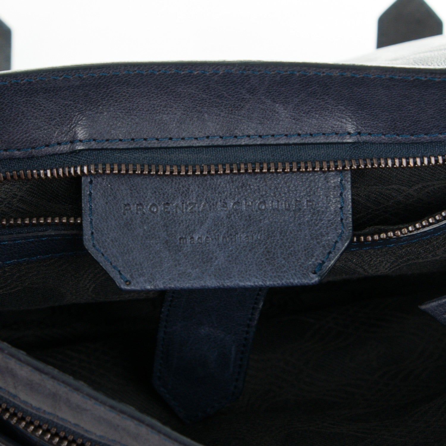 Proenza Schouler Lambskin Medium PS1 Satchel Midnight 6 of 7