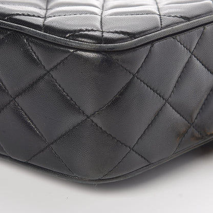 Chanel Lambskin Quilted CC Tassel Camera Case Black 6 of 16