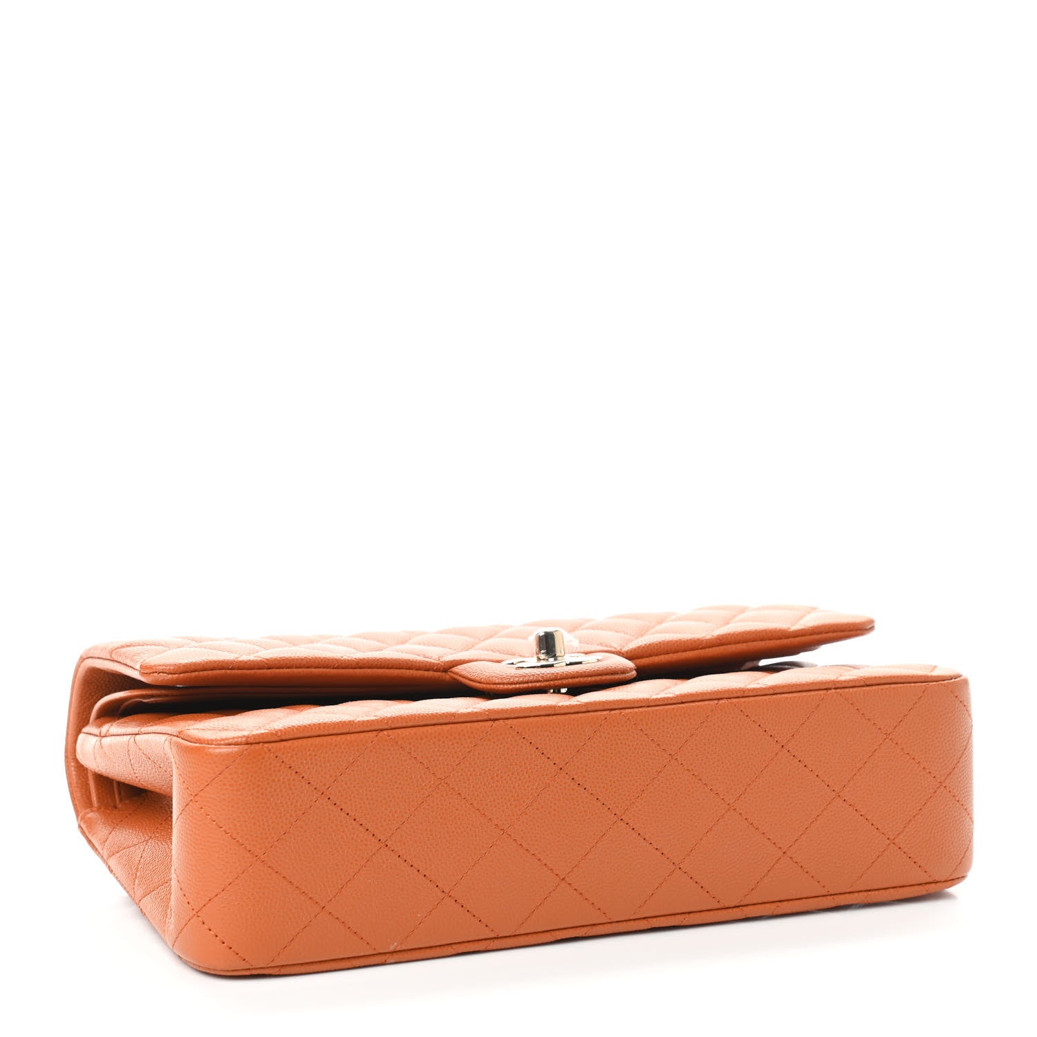 Chanel Caviar Quilted Medium Double Flap Light Brown 3 of 8