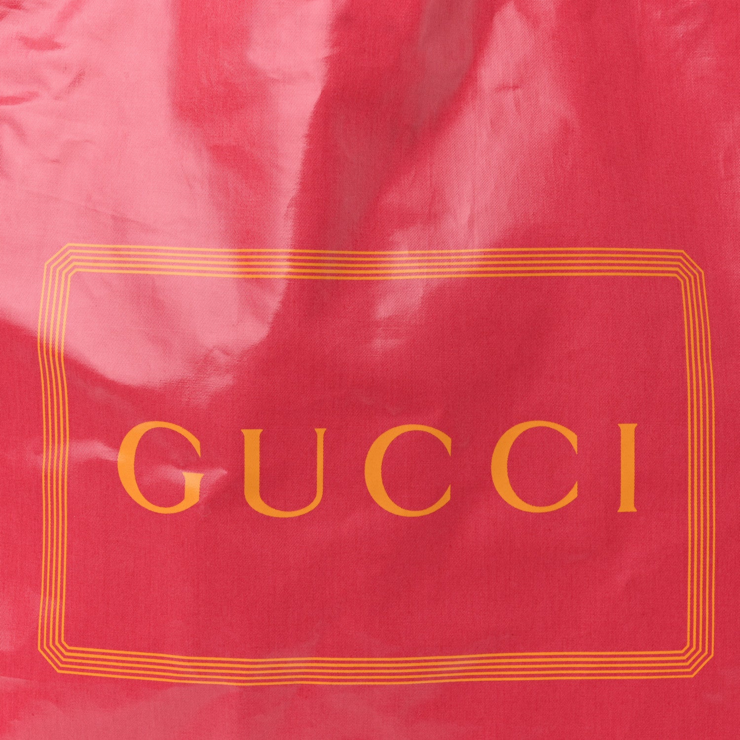 Gucci Patent Canvas Frame Logo Vertical Tote Glam Pink 8 of 11