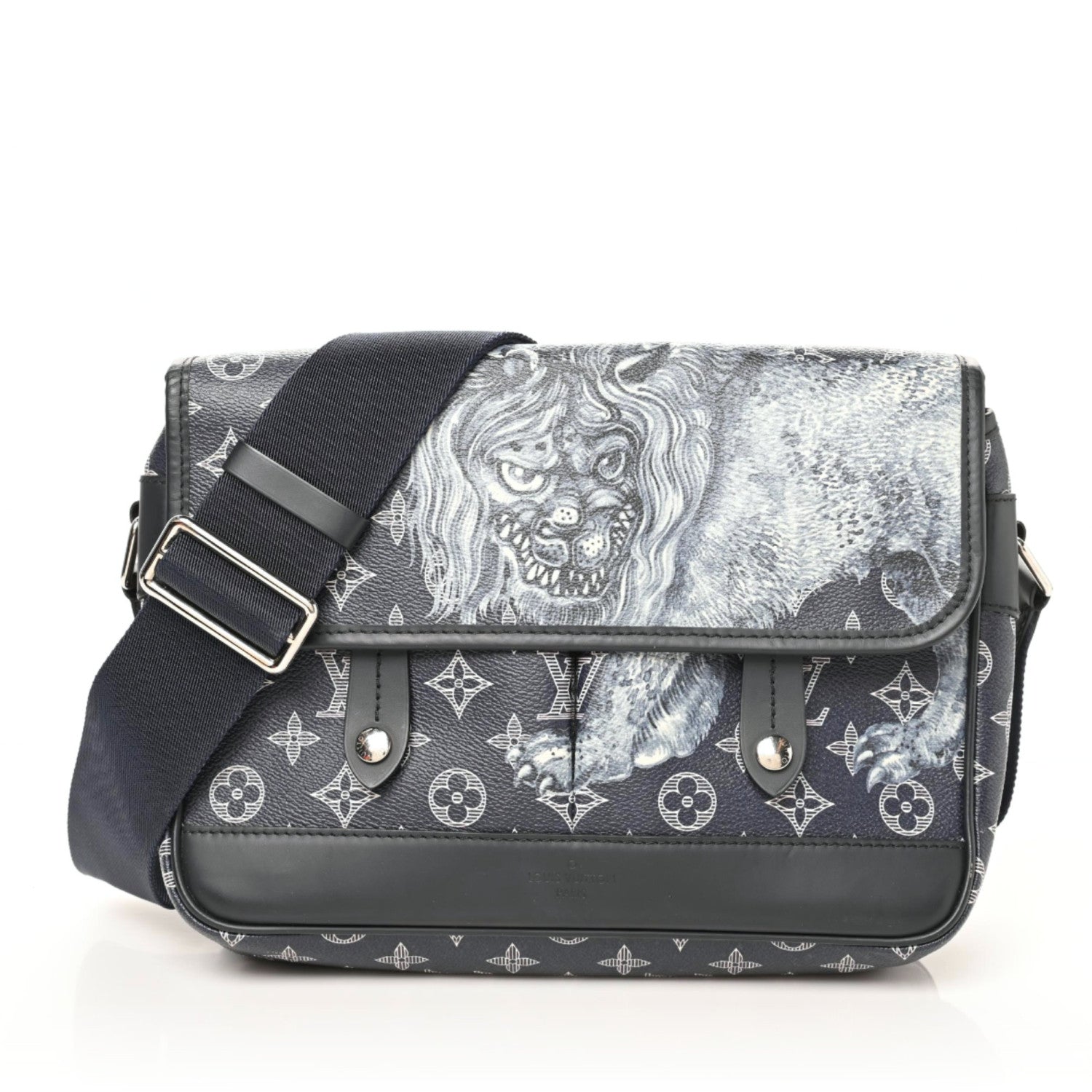 Louis Vuitton Savane Monogram Chapman Messenger PM Encre 1 of 9