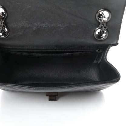 Chanel Aged Calfskin Chevron Quilted 2.55 Reissue Mini Flap So Black 5 of 10
