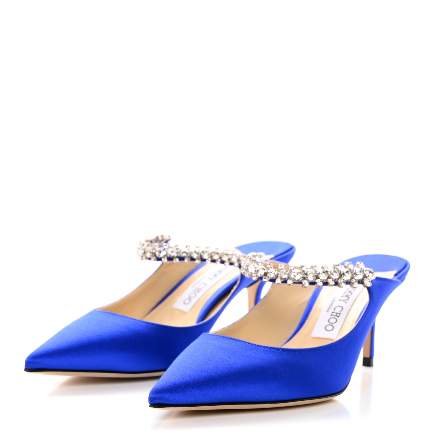 Satin Crystal Bing 85 Pumps 37 Ultraviolet