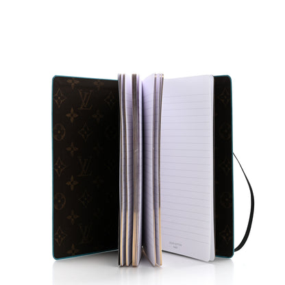 Louis Vuitton LV x TM Jane Superflat Notebook MM Turquoise 5 of 9