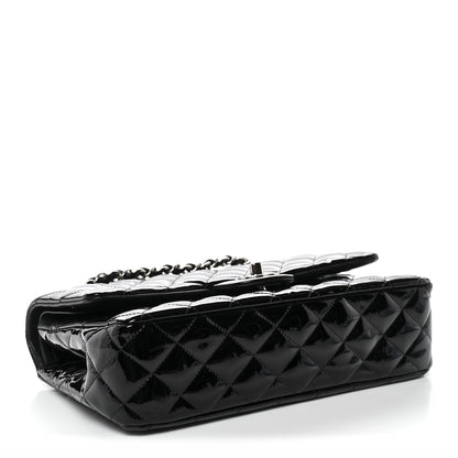 Chanel Patent Quilted Medium Double Flap Black 4 of 12