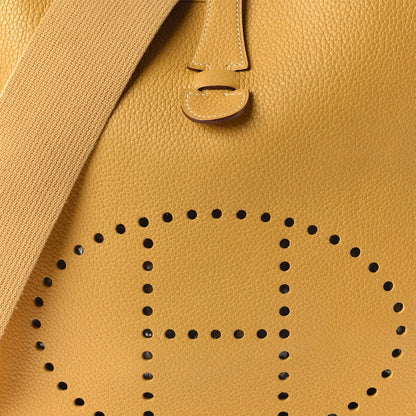 Hermes Taurillon Clemence Evelyne PM Curry 8 of 8