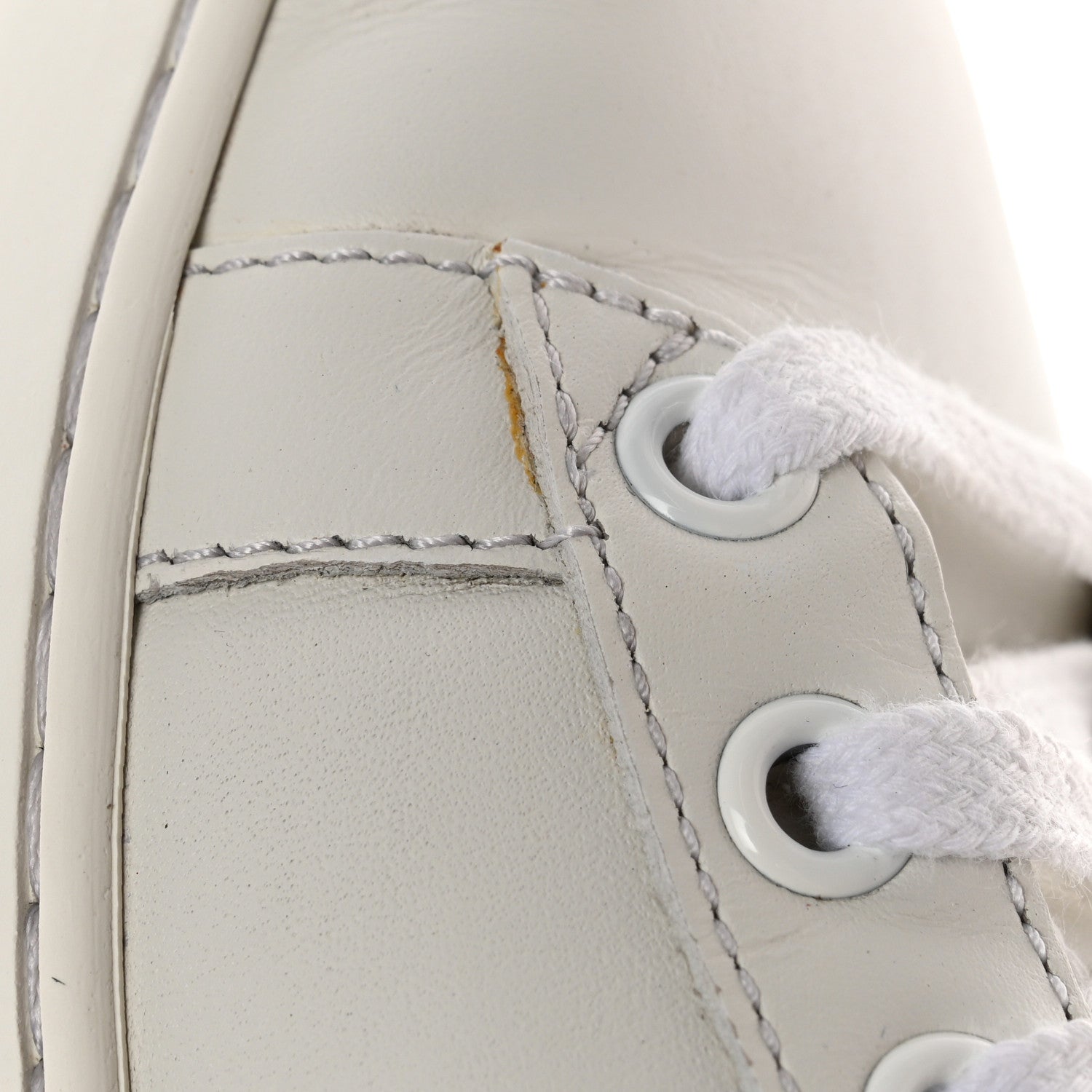 Gucci Calfskin Web Crystal Womens Mouth Ace Sneakers 38 White 11 of 12