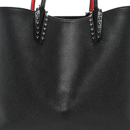 Christian Louboutin Calfskin Empire Spikes East West Cabata Tote Black 9 of 12