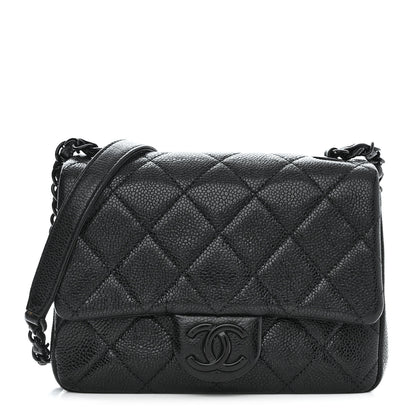 Chanel Caviar Quilted Incognito Mini Square Flap Black 1 of 10