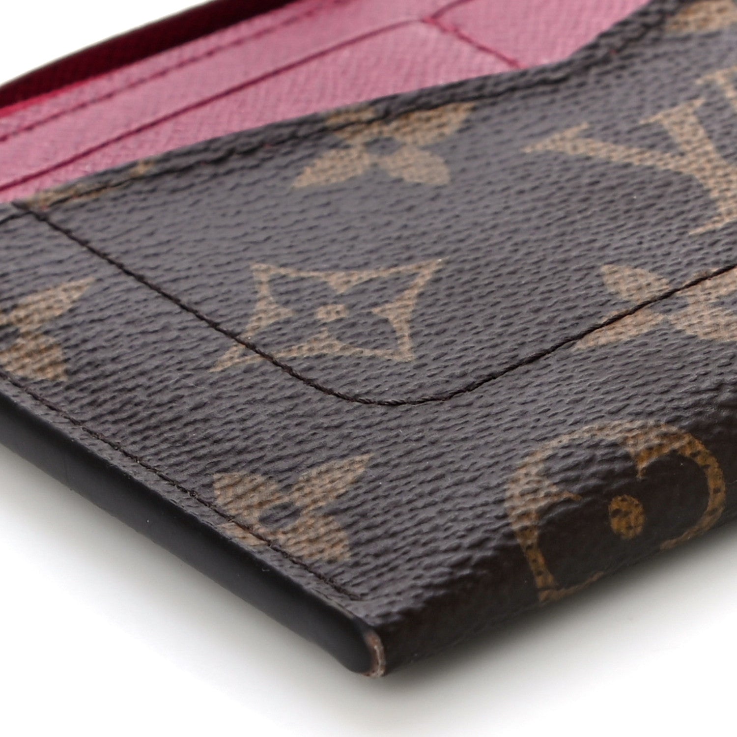 Louis Vuitton Monogram Zipped Card Holder Fuchsia 8 of 13