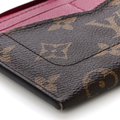Louis Vuitton Monogram Zipped Card Holder Fuchsia 8 of 13