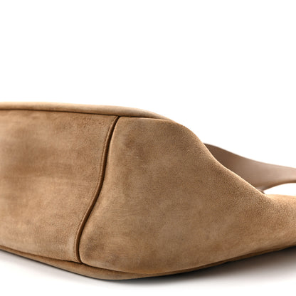 Saint Laurent Suede Large Le 5 A 7 Soft Hobo Golden Leaf 10 of 17