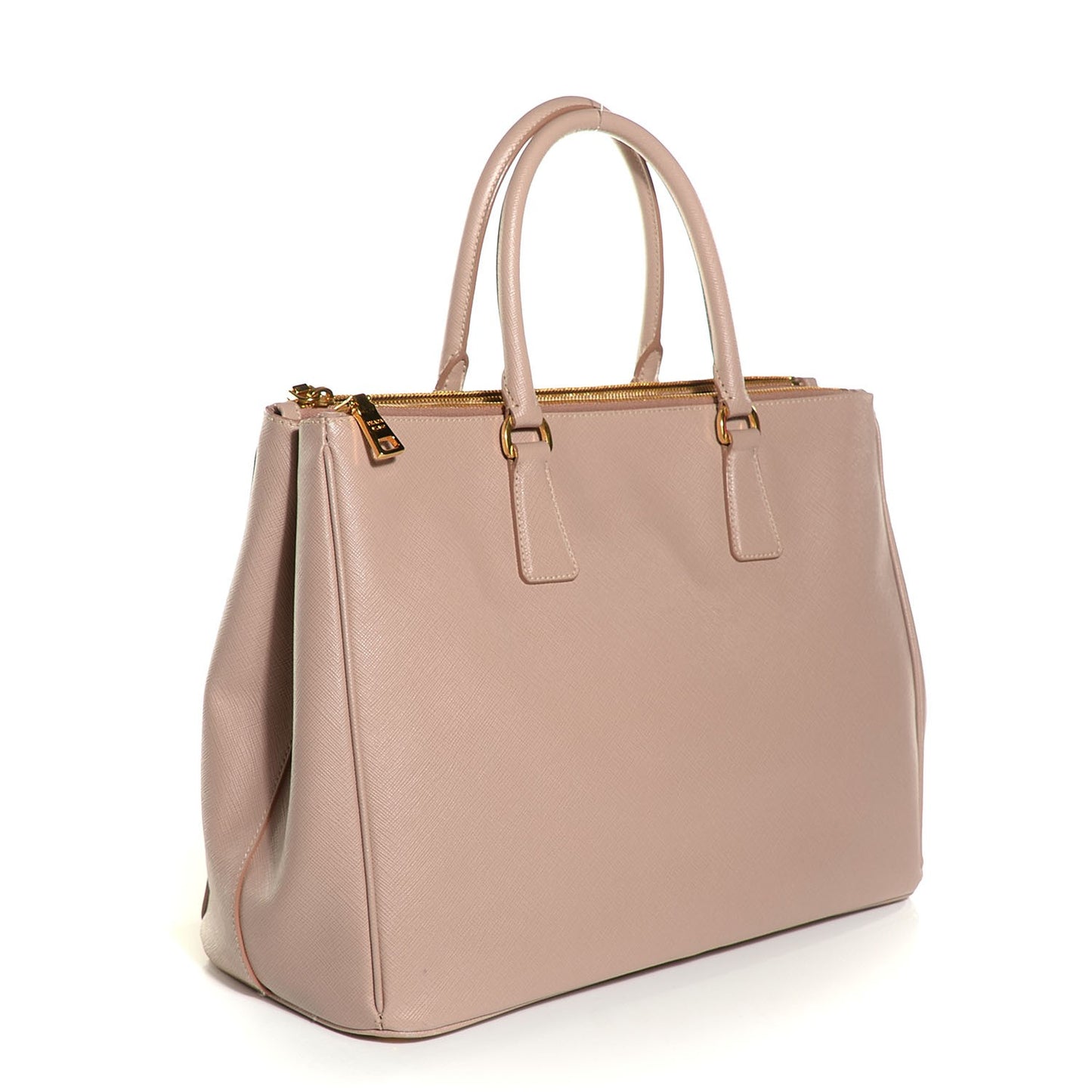 Saffiano Large Galleria Double Zip Tote Cammeo