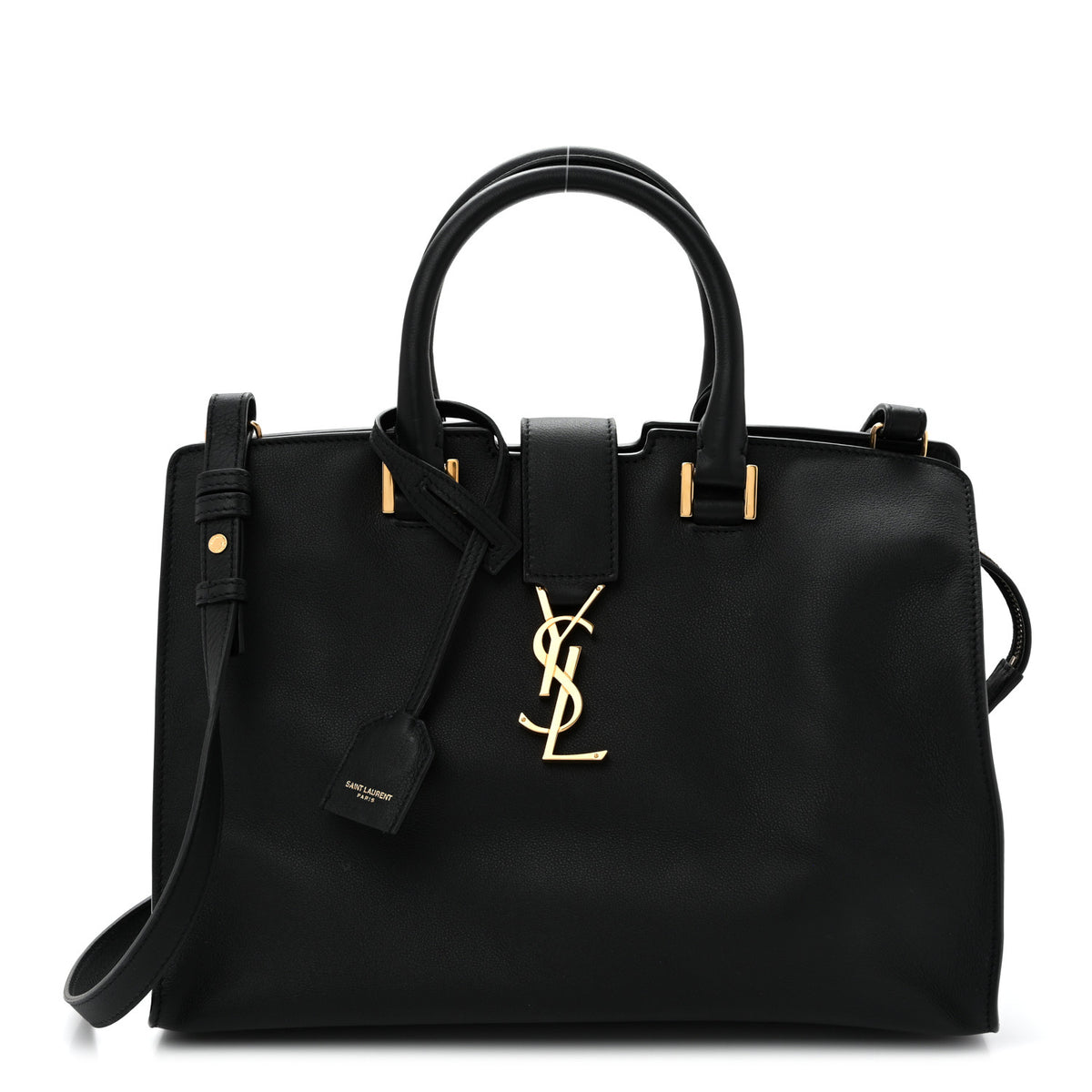 Saint Laurent Calfskin Small Classic Y Cabas Black 1 of 11