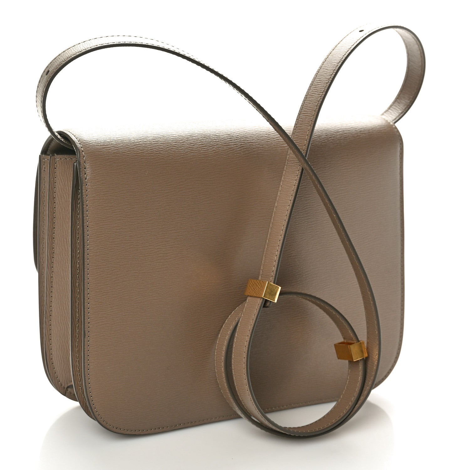 Celine Liege Calfskin Medium Classic Box Flap Bag Taupe 2 of 9