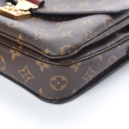 Louis Vuitton Monogram Braided Pochette Metis Safran 8 of 9