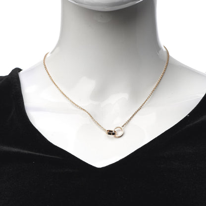 Cartier 18K Pink Gold Interlocking LOVE Necklace 2 of 8