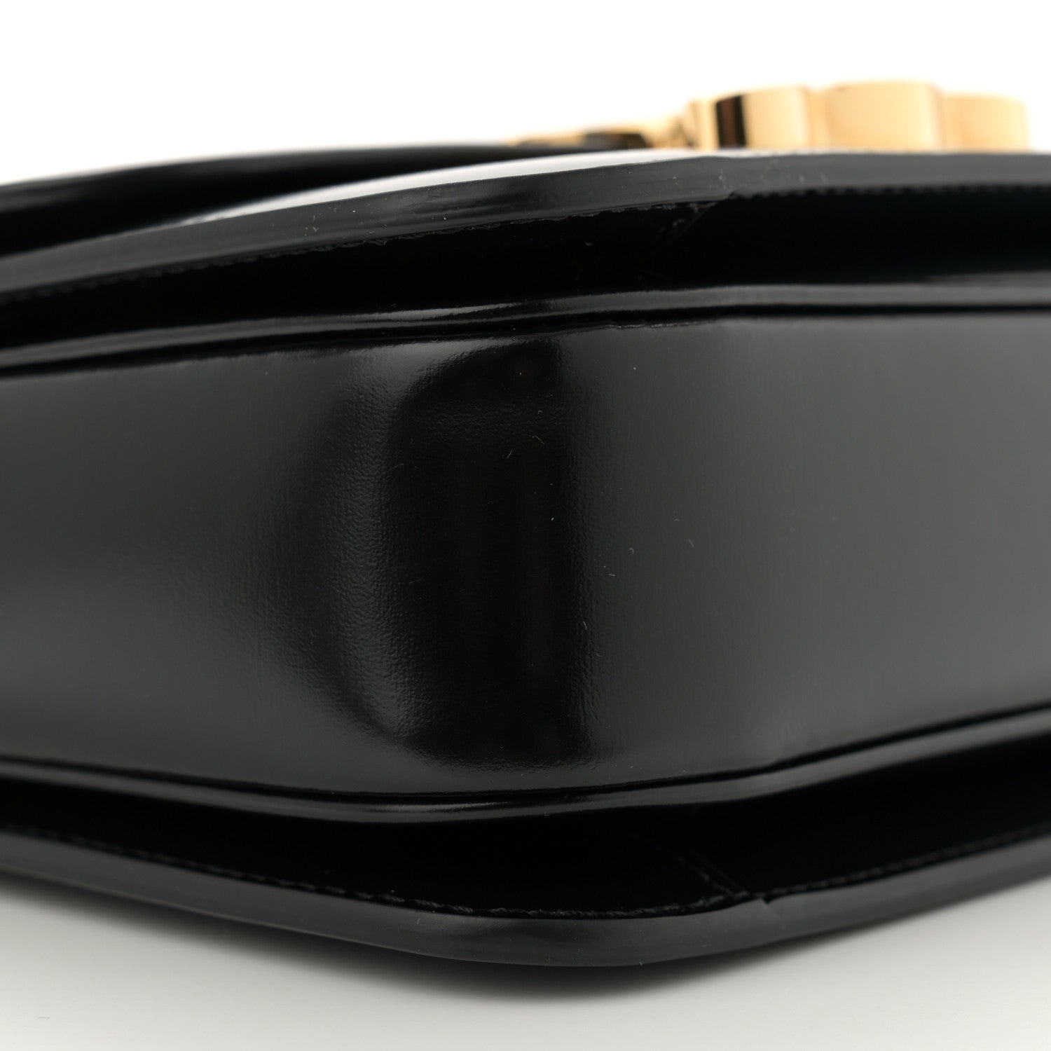 Celine Shiny Calfskin Teen Triomphe Black 9 of 10