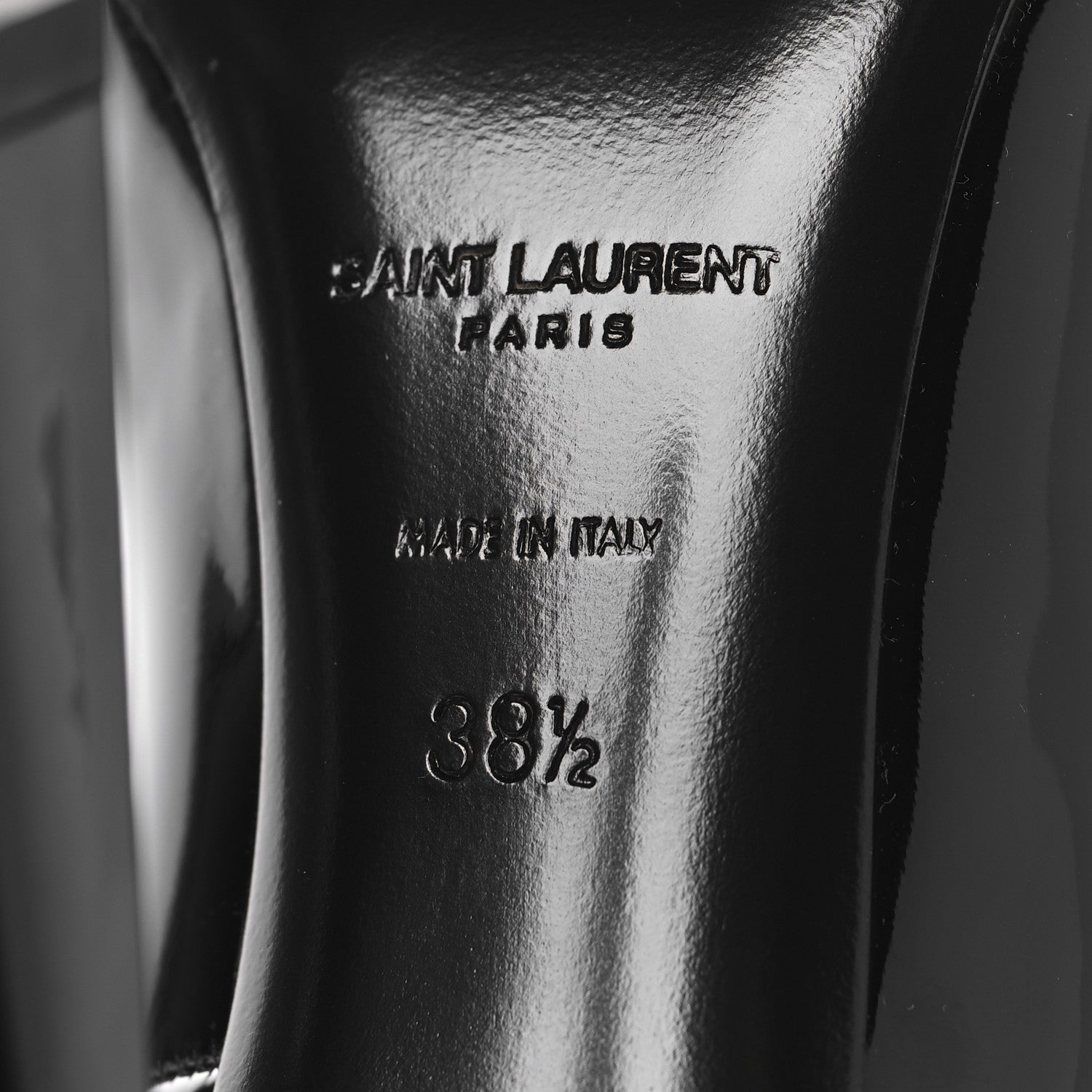 Saint Laurent Patent Silvana 110mm Pumps 38.5 Black 8 of 10