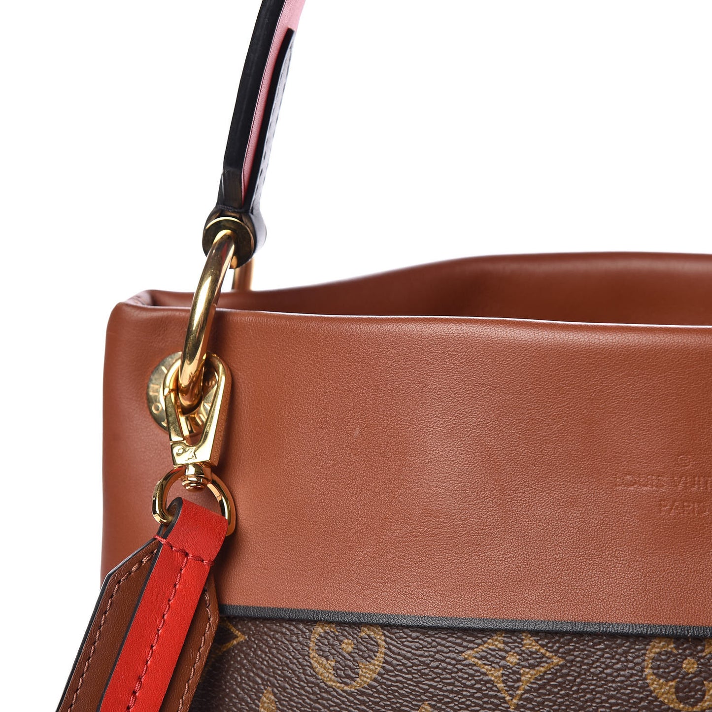 Monogram Tuileries Besace Caramel Rouge