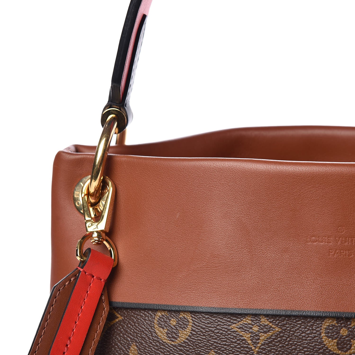 Louis Vuitton Monogram Tuileries Besace Caramel Rouge 11 of 11