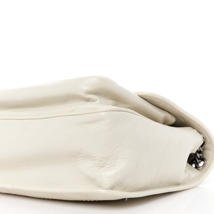 Saint Laurent Crinkled Calfskin Matelasse Monogram Medium Niki Chain Satchel Crema Soft 11 of 11