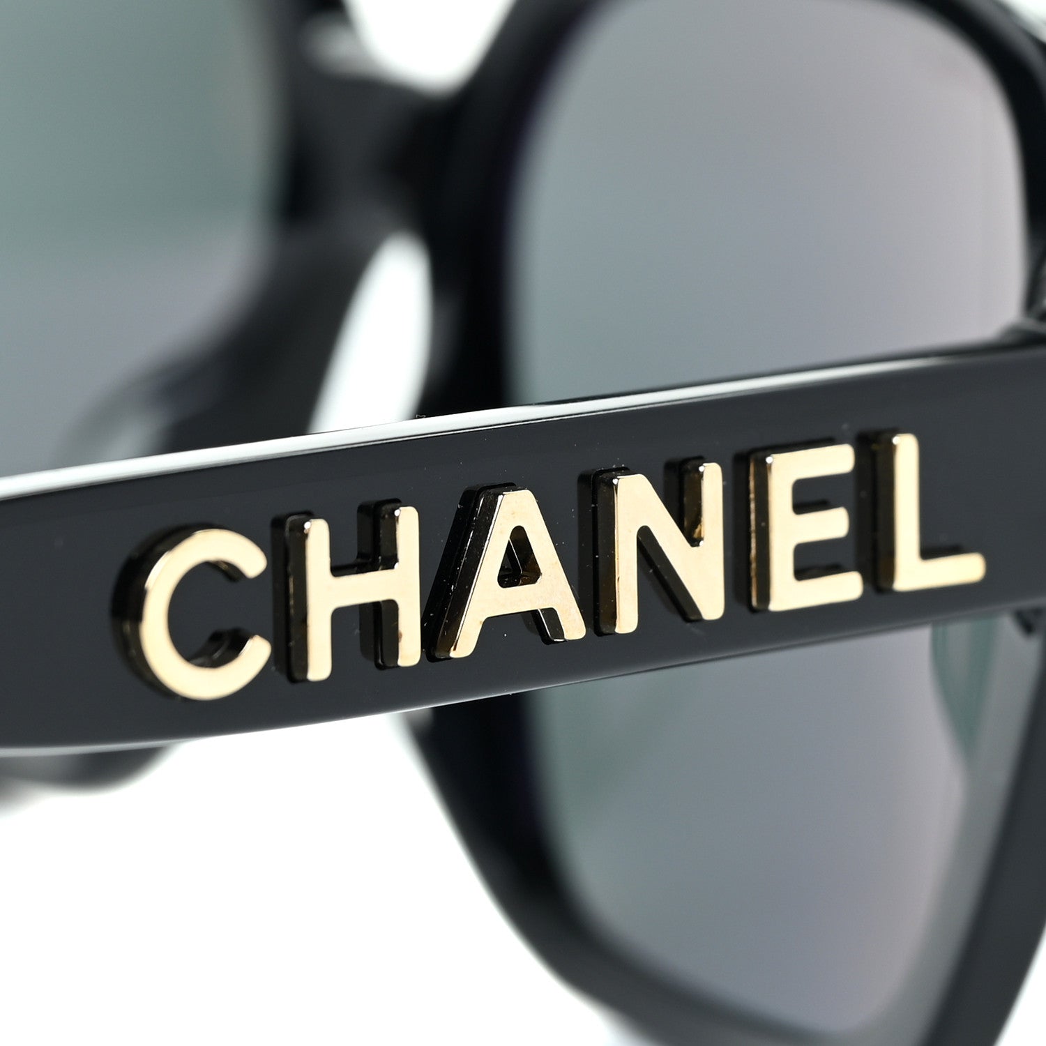 Chanel Acetate Square Sunglasses 5408 Black 5 of 9