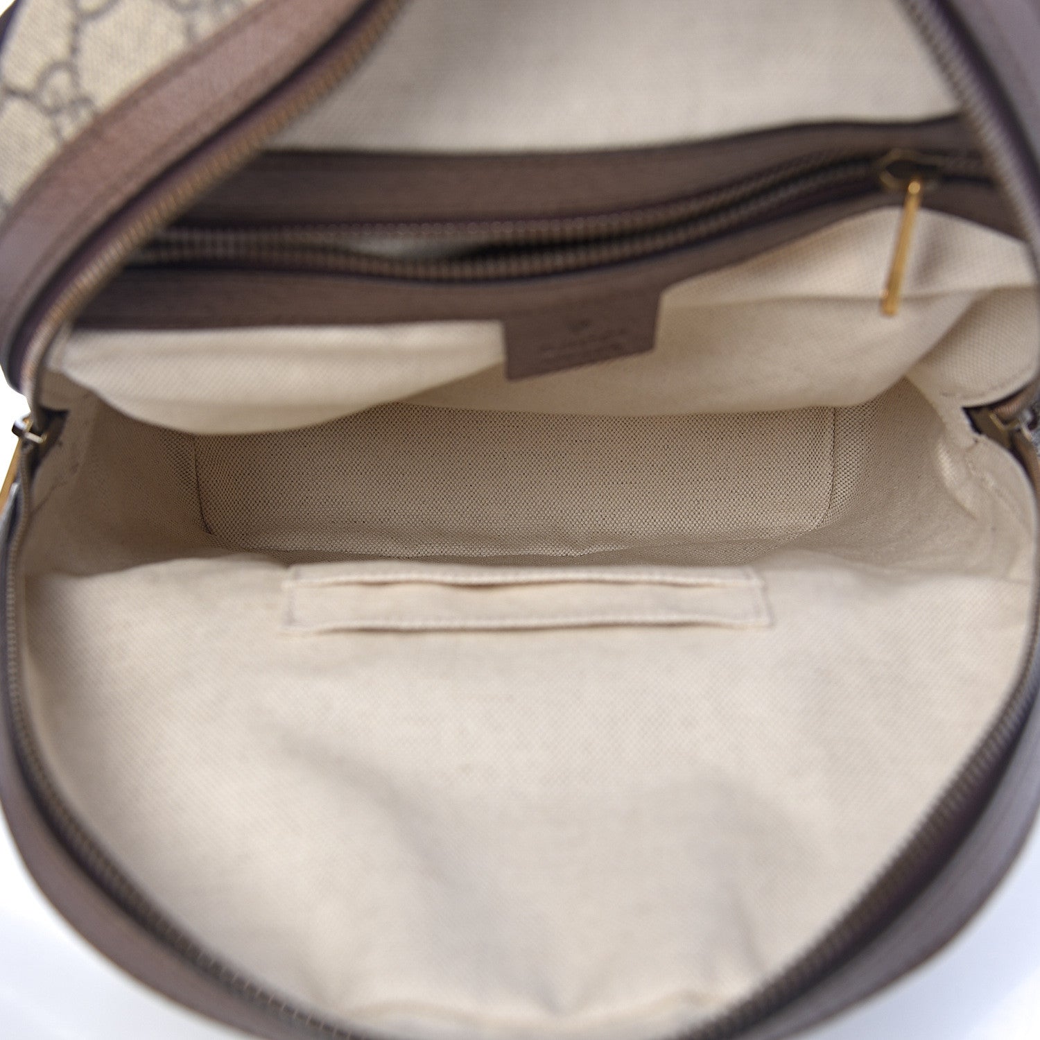 Gucci GG Supreme Monogram Calfskin Web Small Ophidia Day Backpack Beige Ebony New Acero 5 of 10