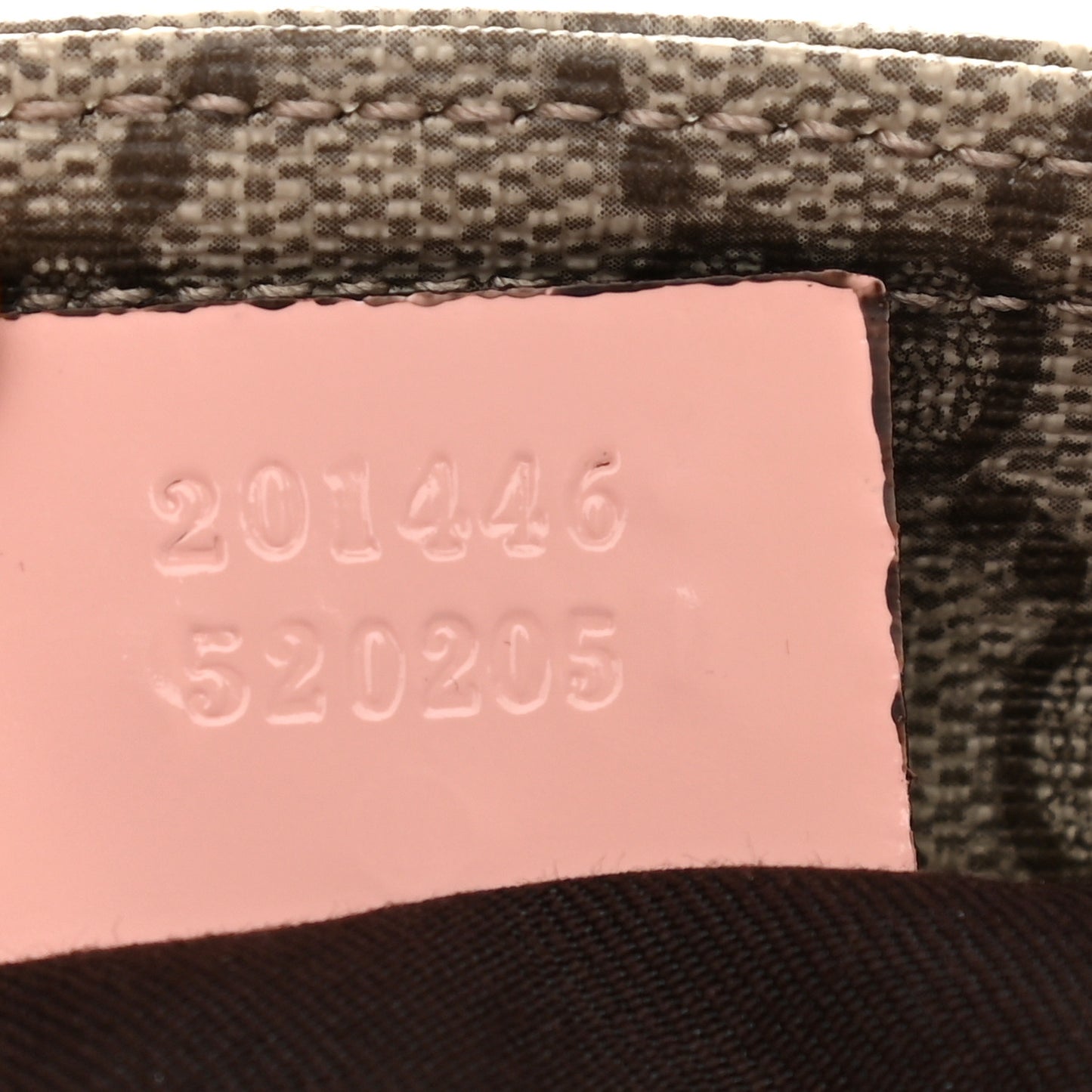 GG Supreme Monogram Medium Flat Messenger Bag Light Pink