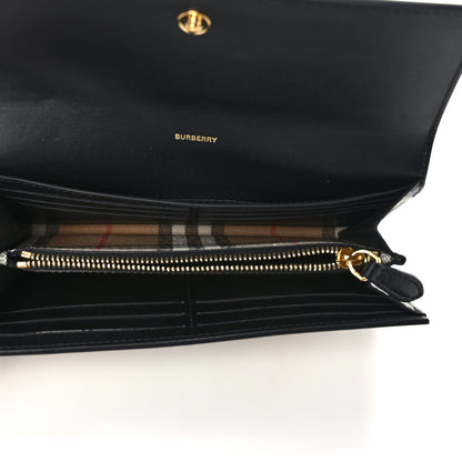 Burberry Vintage Check Calfskin Halton Wallet Black 5 of 7