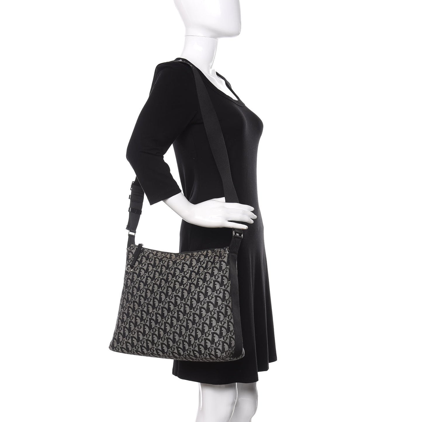 Monogram Messenger Black