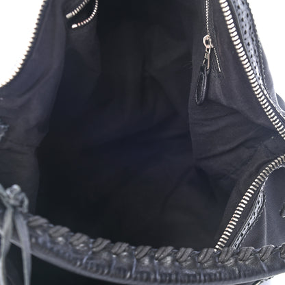 Balenciaga Jersey Giant Brogues Hardware Day Hobo Black 4 of 8
