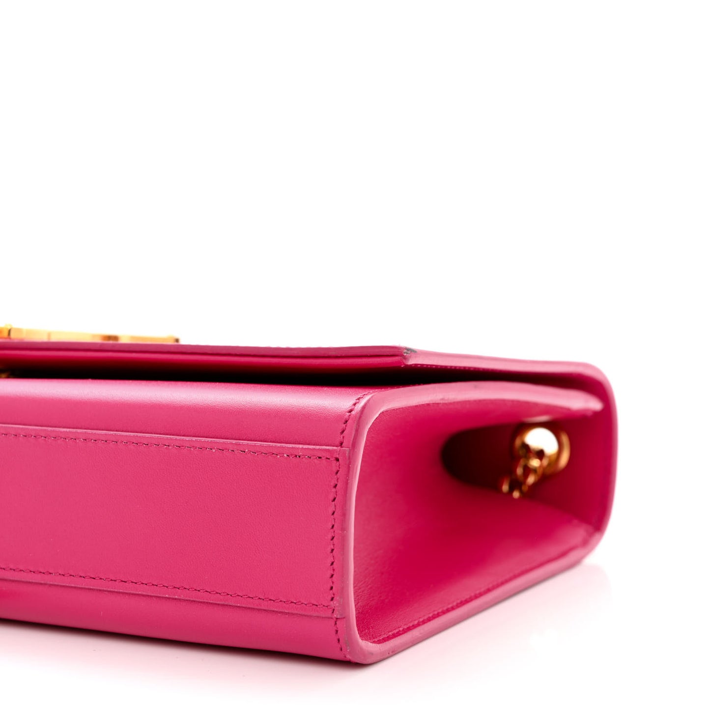 Smooth Calfskin Medium Classic Monogram Kate Tassel Satchel Fuchsia