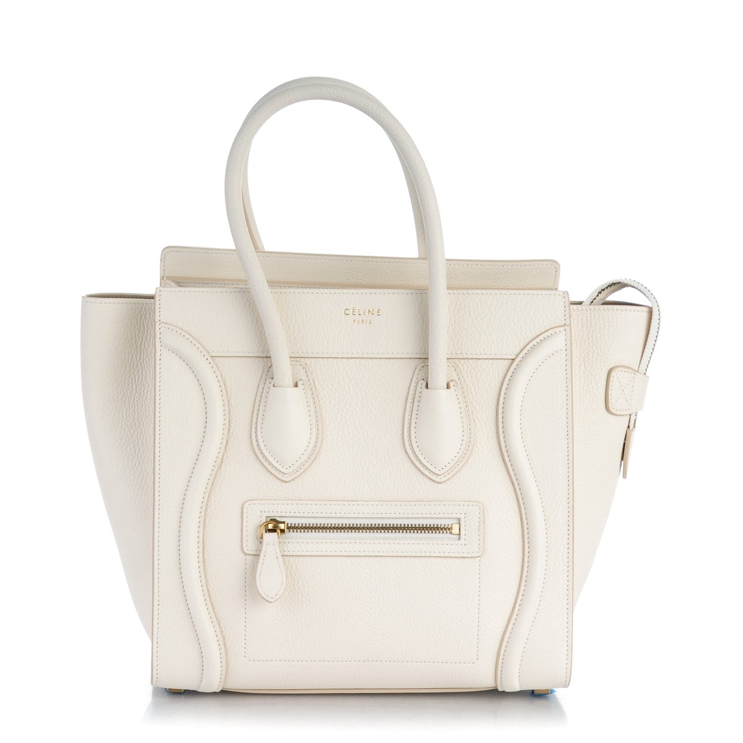 Goatskin Micro Luggage White
