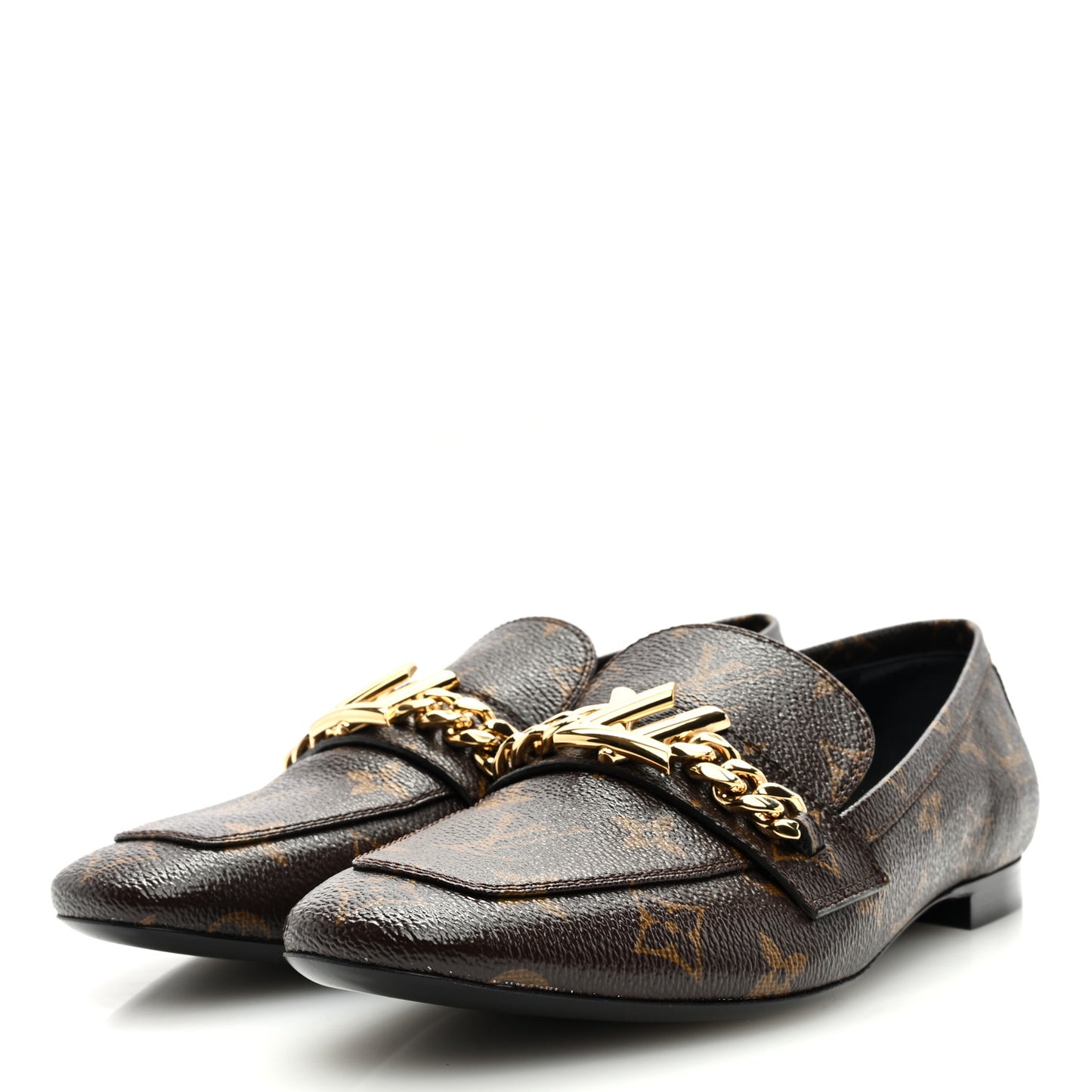 Monogram Upper Case Flat Loafer 37.5