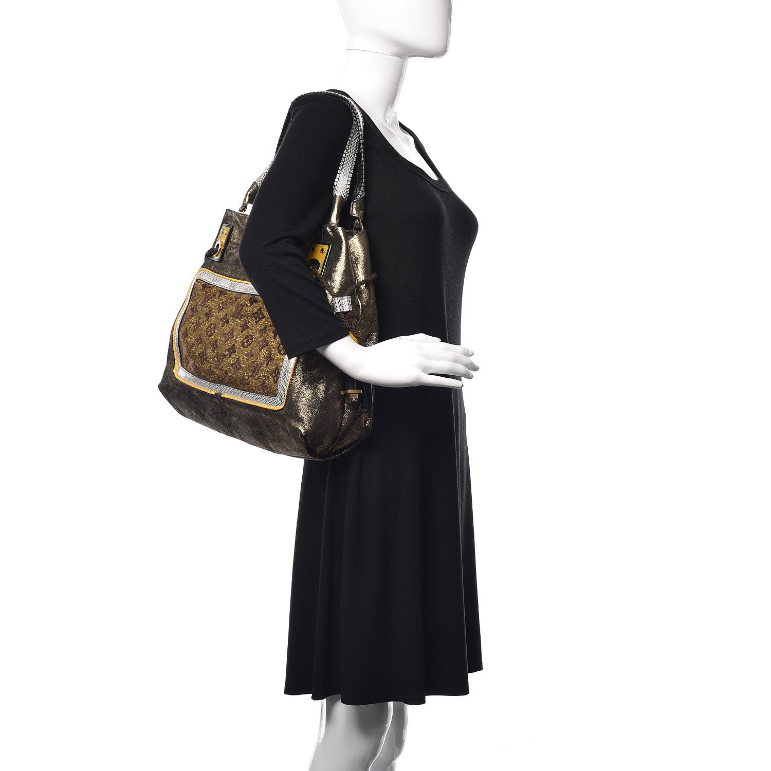Louis Vuitton Monogram Lurex Sunbird Gold 3 of 16