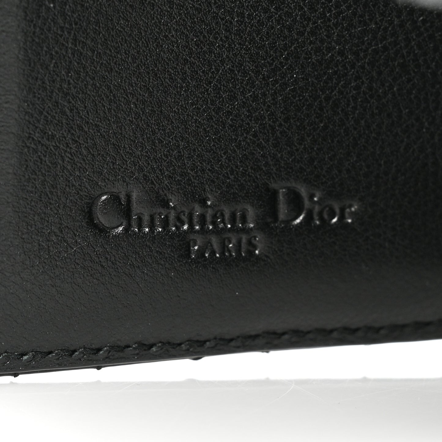 Patent Cannage Lady Dior Eden Wallet Black