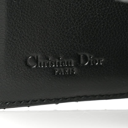 Christian Dior Patent Cannage Lady Dior Eden Wallet Black 8 of 11