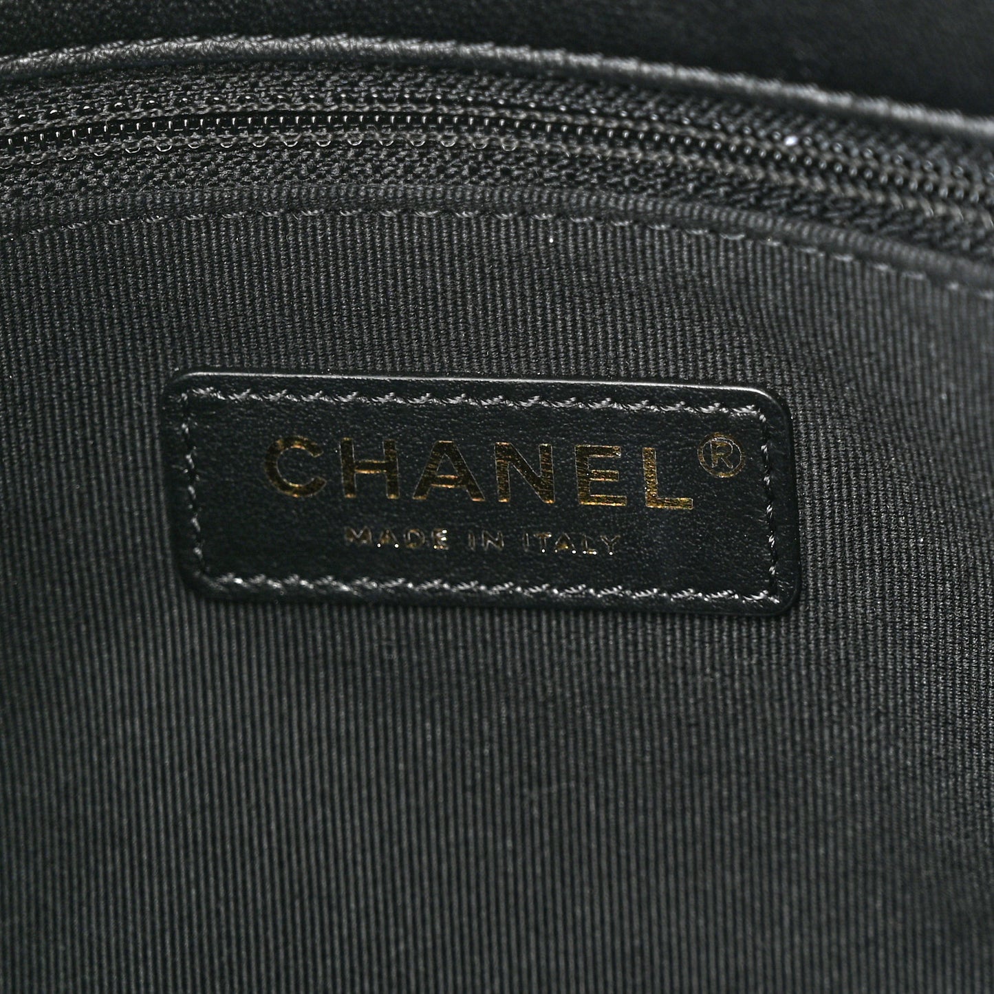 Lambskin Quilted Chain To Chain Flap Black