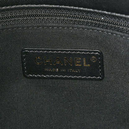 Chanel Lambskin Quilted Chain To Chain Flap Black 6 of 10