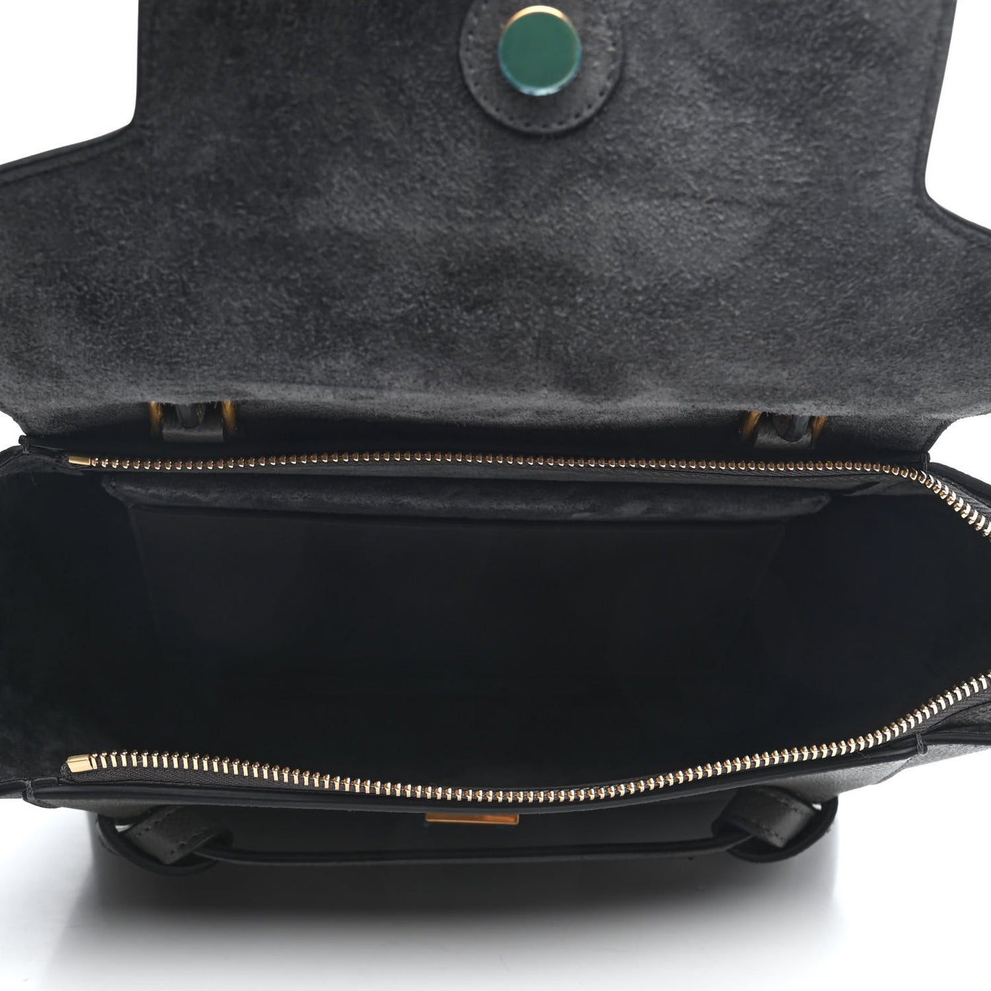 Grained Calfskin Micro Belt Bag Grey