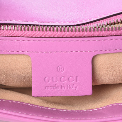 Gucci Calfskin Matelasse Medium GG Marmont Shoulder Bag Candy Mousse 6 of 11